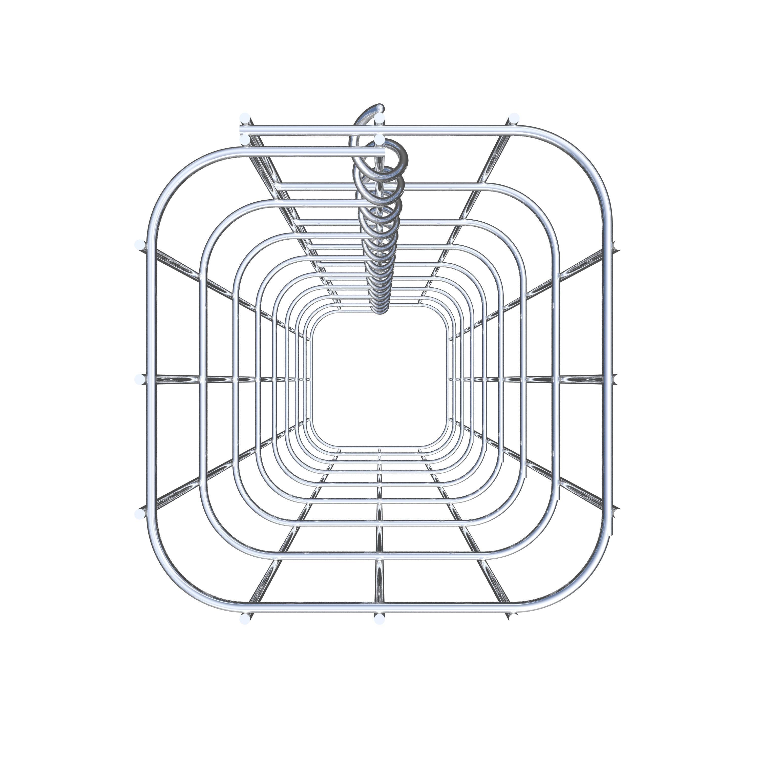Gabionpelare fyrkant 17 cm x 17 cm, 80 cm hög, MW 5 cm x 10 cm