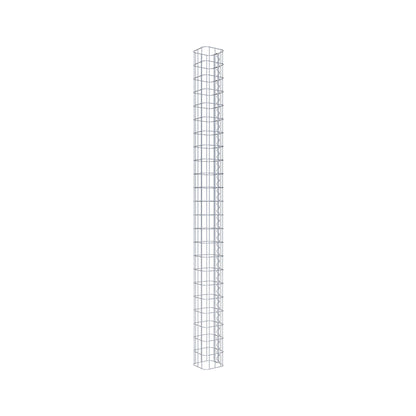 Colonne de gabion carrée 17 cm x 17 cm, 230 cm de hauteur, MW 5 cm x 10 cm