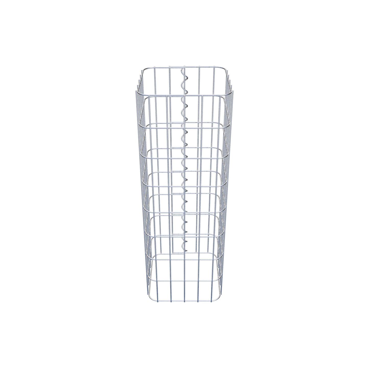 Colonne de gabion carrée 27 cm x 27 cm, hauteur 80 cm, MW 5 cm x 10 cm
