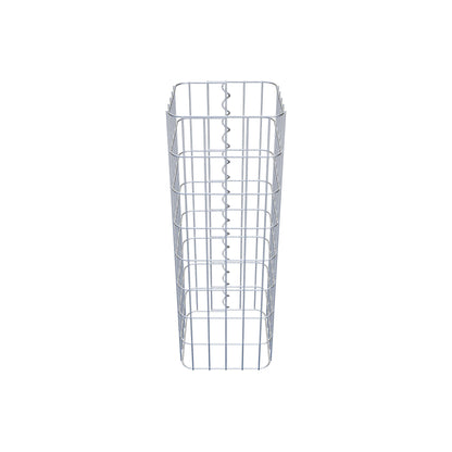Colonne de gabion carrée 27 cm x 27 cm, hauteur 80 cm, MW 5 cm x 10 cm