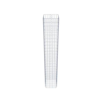 Colonne de gabion carrée 37 cm x 37 cm, 230 cm de hauteur, MW 5 cm x 10 cm