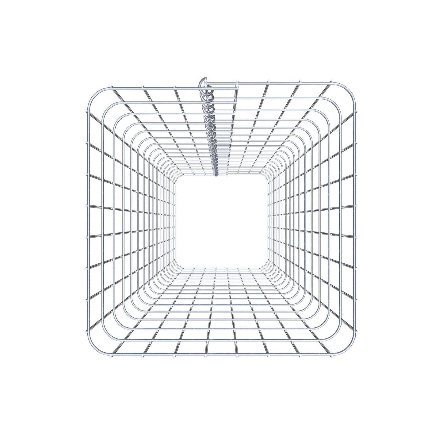 Gabionsøjle firkantet 42 cm x 42 cm, 160 cm højde, MW 5 cm x 10 cm
