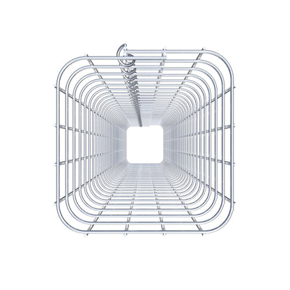 Coluna de gabião quadrada 22 cm x 22 cm, 160 cm de altura, PM 5 cm x 5 cm