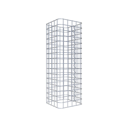 Colonne de gabion carrée 27 cm x 27 cm, hauteur 80 cm, MW 5 cm x 5 cm