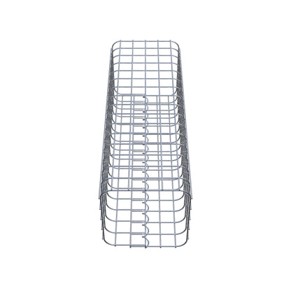 Colonne de gabion carrée 27 cm x 27 cm, hauteur 80 cm, MW 5 cm x 5 cm