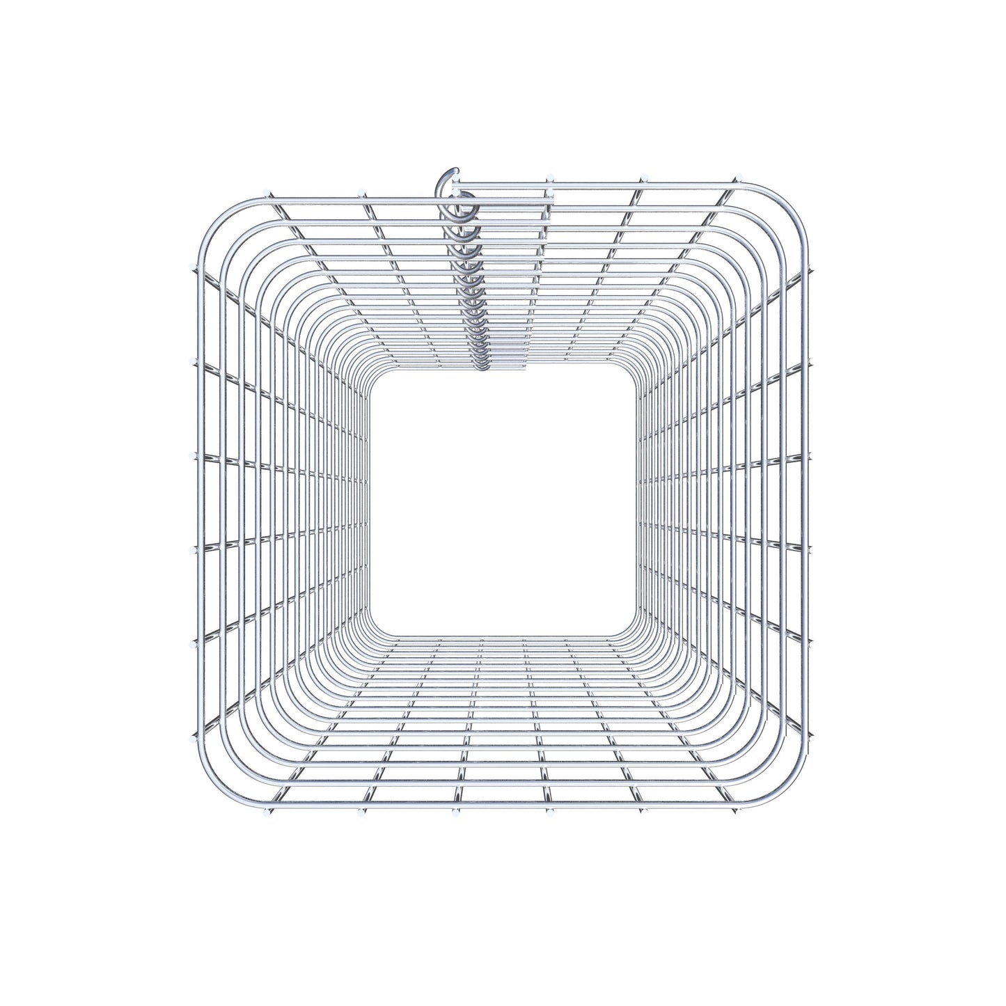 Colonne de gabion carrée 32 cm x 32 cm, hauteur 80 cm, MW 5 cm x 5 cm