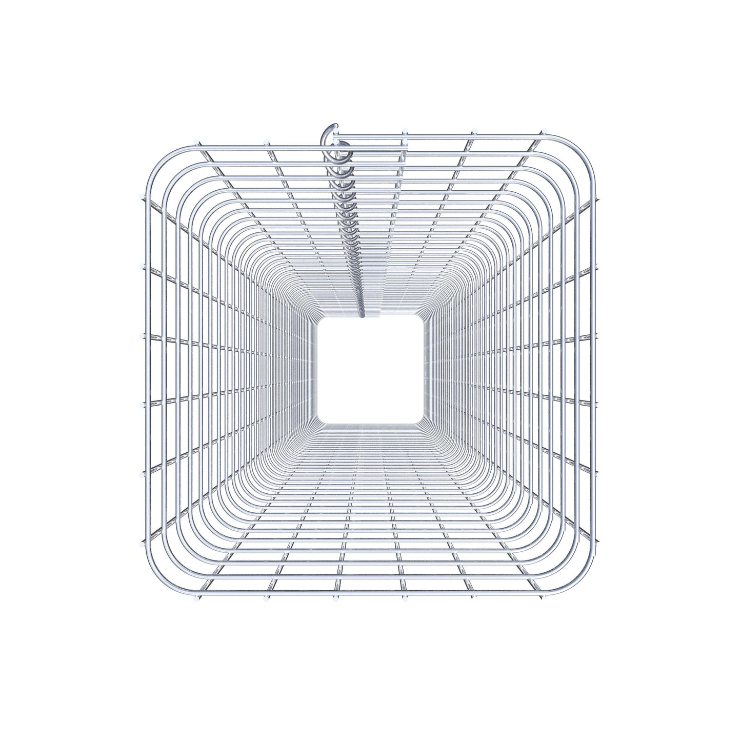 Schanskorfzuil hoekig 32 cm x 32 cm, 200 cm hoog, MW 5 cm x 5 cm