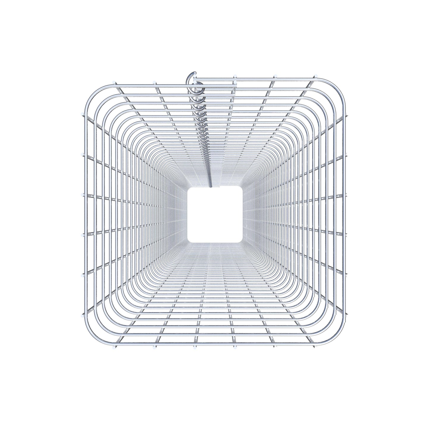 Colonne de gabion carrée 32 cm x 32 cm, 230 cm de hauteur, MW 5 cm x 5 cm