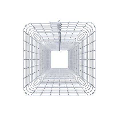 Colonne de gabion carrée 37 cm x 37 cm, 230 cm de hauteur, MW 5 cm x 5 cm