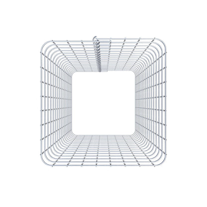 Coluna de gabião quadrada 42 cm x 42 cm, altura 80 cm, PM 5 cm x 5 cm