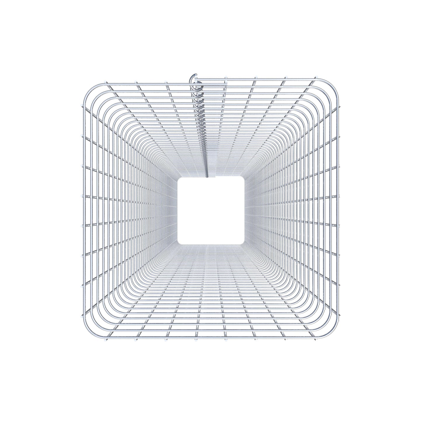 Gabionsøjle firkantet 42 cm x 42 cm, 230 cm højde, MW 5 cm x 5 cm