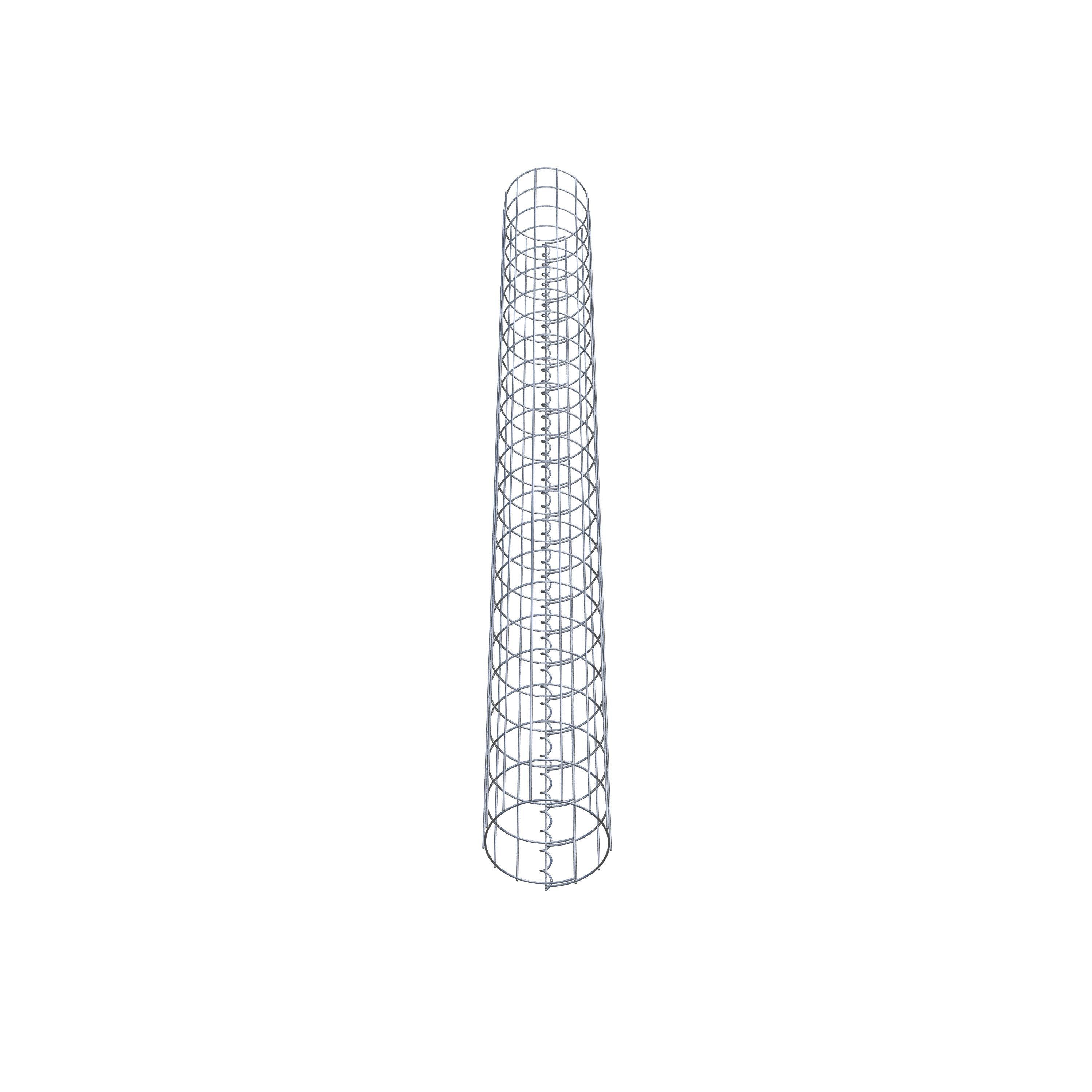 Schanskorf kolom diameter 22 cm, MW 5 x 10 cm rond