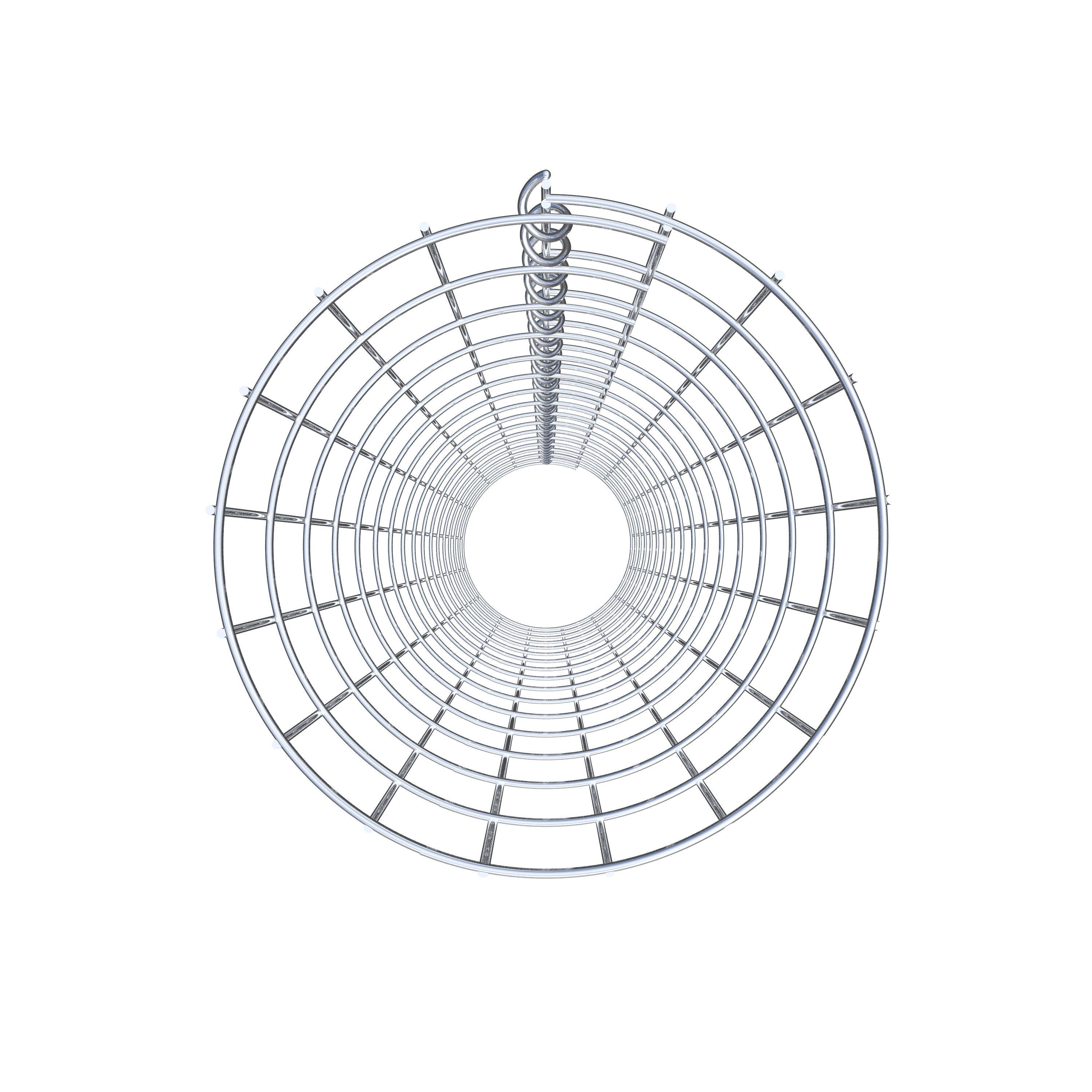 Schanskorf kolom diameter 27 cm, MW 5 x 10 cm rond