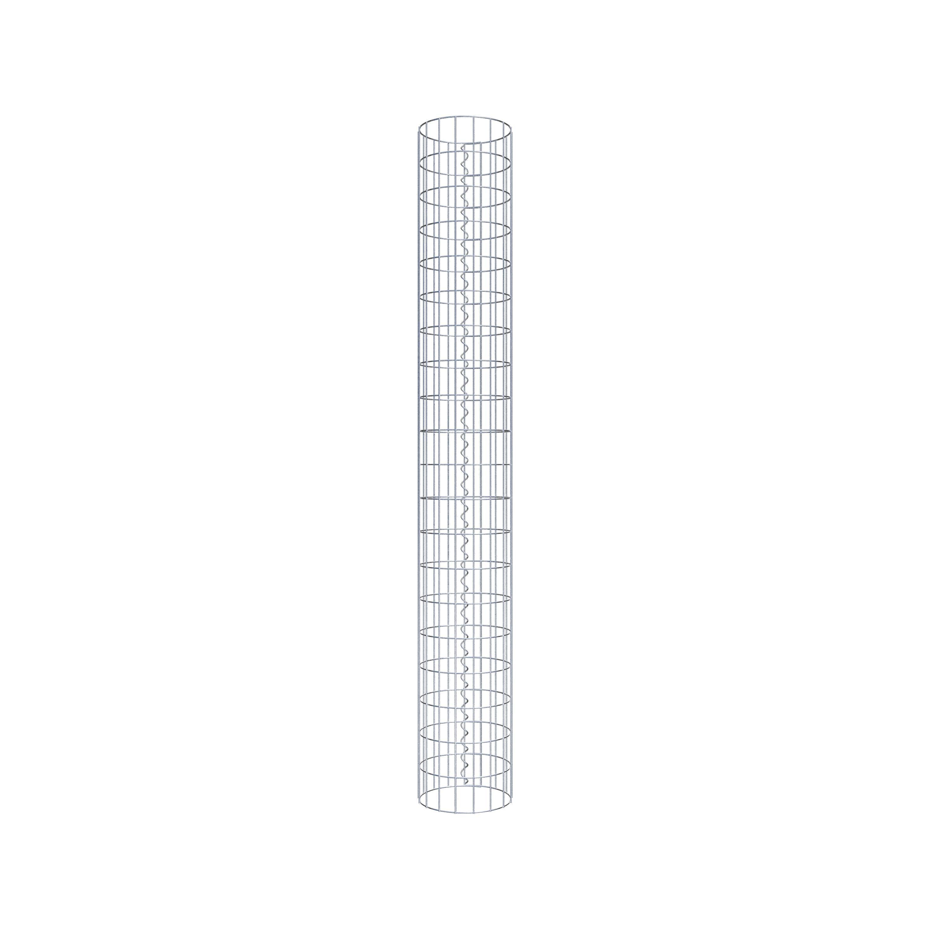 Schanskorf kolom diameter 27 cm, MW 5 x 10 cm rond