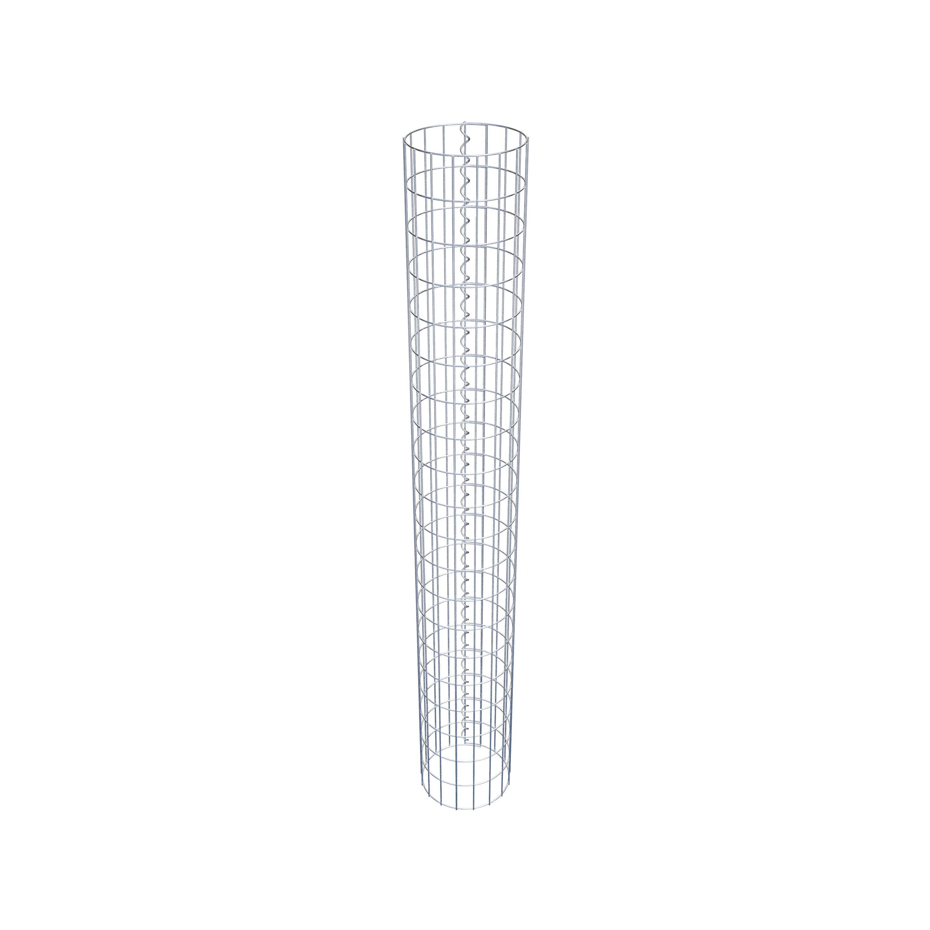 Schanskorf kolom diameter 27 cm, MW 5 x 10 cm rond