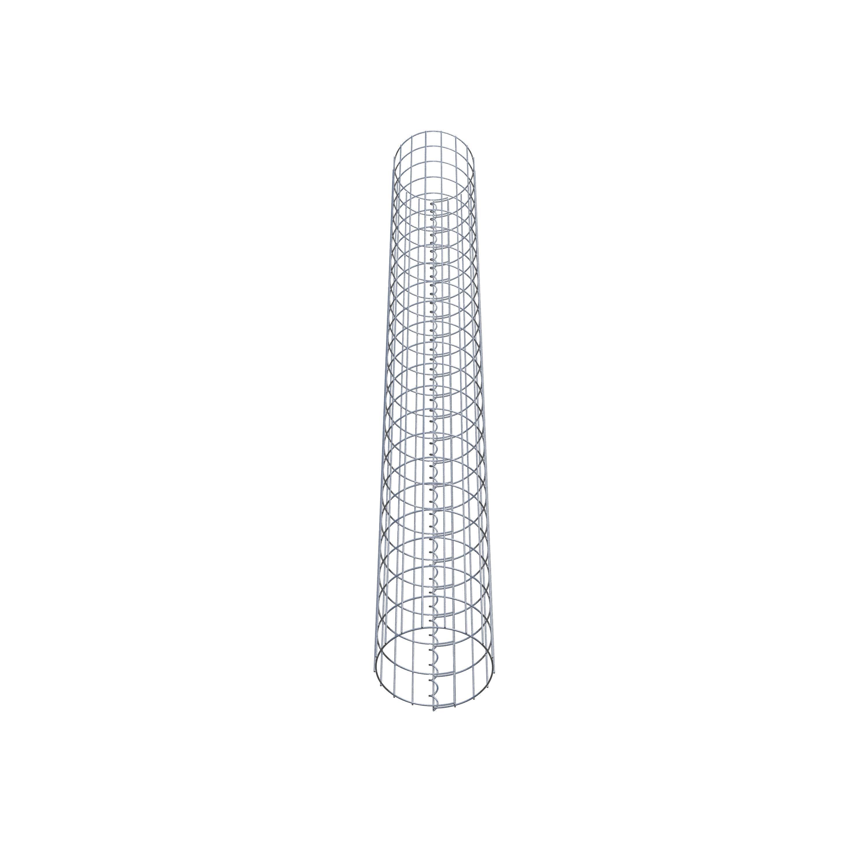 Schanskorf kolom diameter 27 cm, MW 5 x 10 cm rond