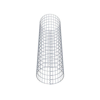 Gabionsøjle ca. 47 cm diameter, 160 cm højde, maskestørrelse 5 cm x 10 cm