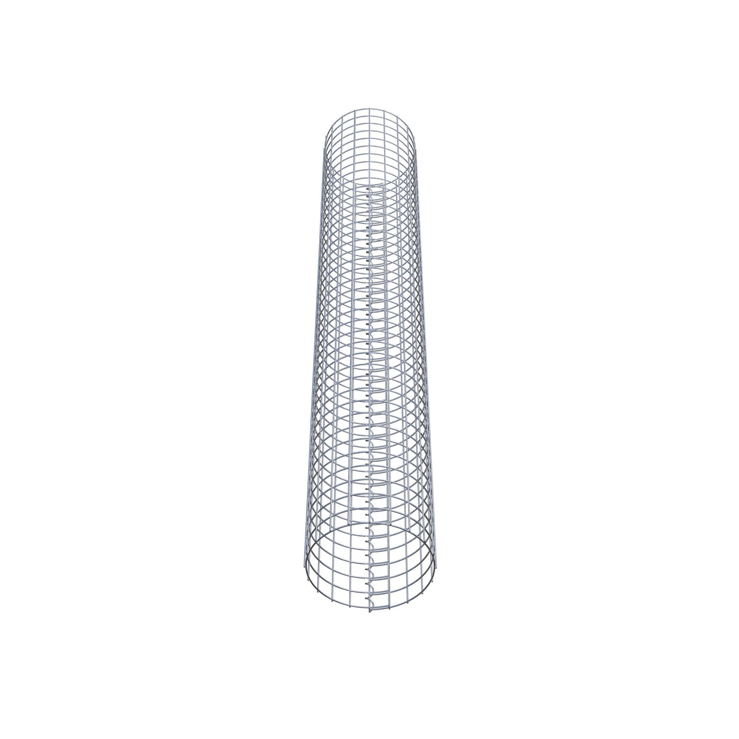 Gabionsøjle ca. 32 cm diameter, 200 cm høj, maskestørrelse 5 cm x 5 cm