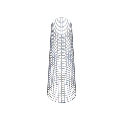 Coluna de gabião redonda 47 cm de diâmetro, 200 cm de altura, malhagem 5 cm x 5 cm