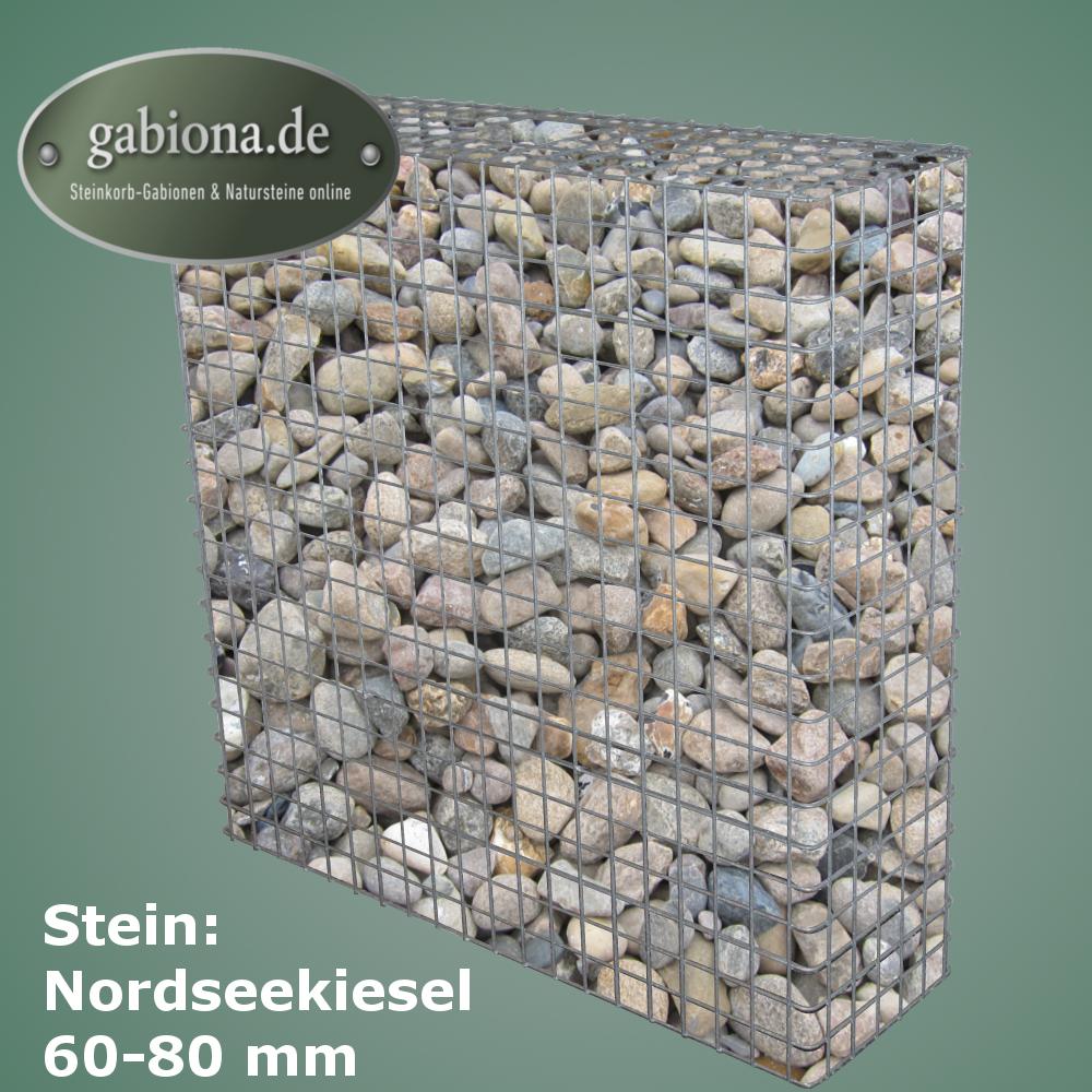 Varmförzinkad gabion 102 cm x 102 cm x 32 cm, maskstorlek 5 cm x 5 cm, helsvetsad