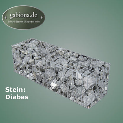 Gabião galvanizado a quente 102 cm x 32 cm x 32 cm, malhagem 5 cm x 5 cm, totalmente soldado