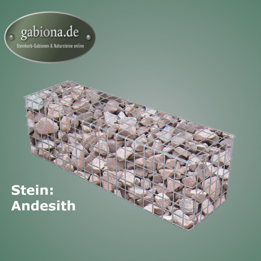 Varmförzinkad gabion 102 cm x 32 cm x 32 cm, maskstorlek 5 cm x 5 cm, helsvetsad