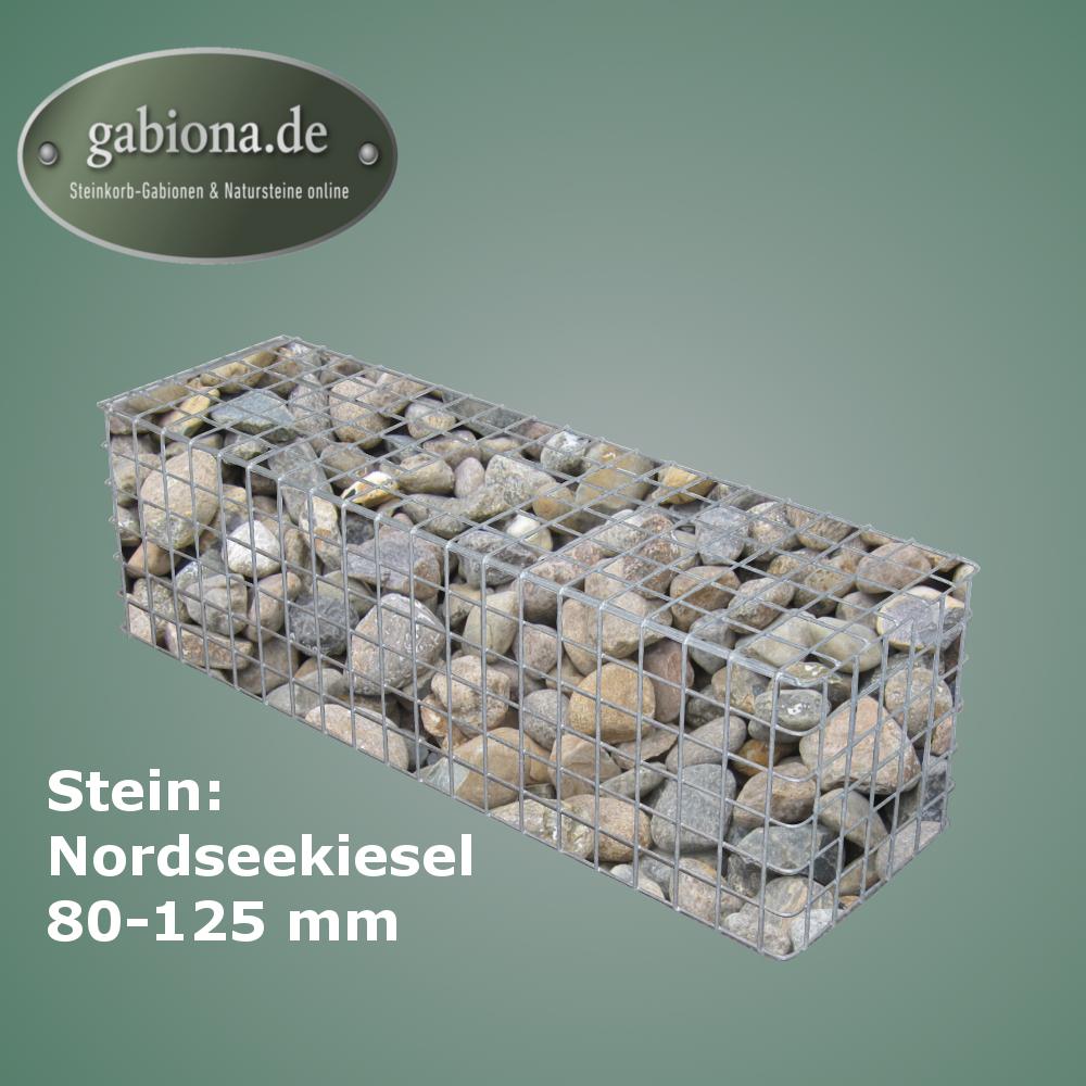 Varmförzinkad gabion 102 cm x 32 cm x 32 cm, maskstorlek 5 cm x 5 cm, helsvetsad