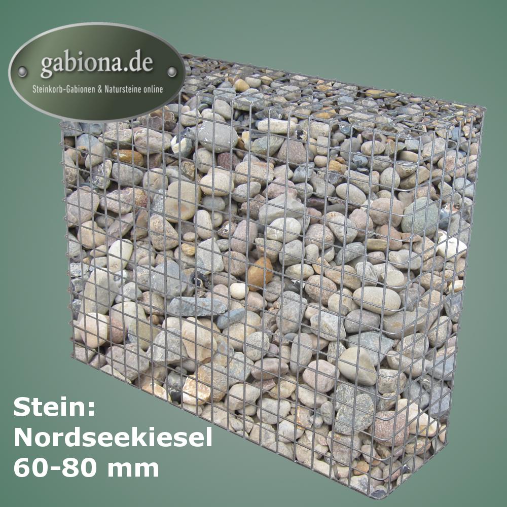 Varmförzinkad gabion 102 cm x 82 cm x 32 cm, maskstorlek 5 cm x 5 cm, helsvetsad