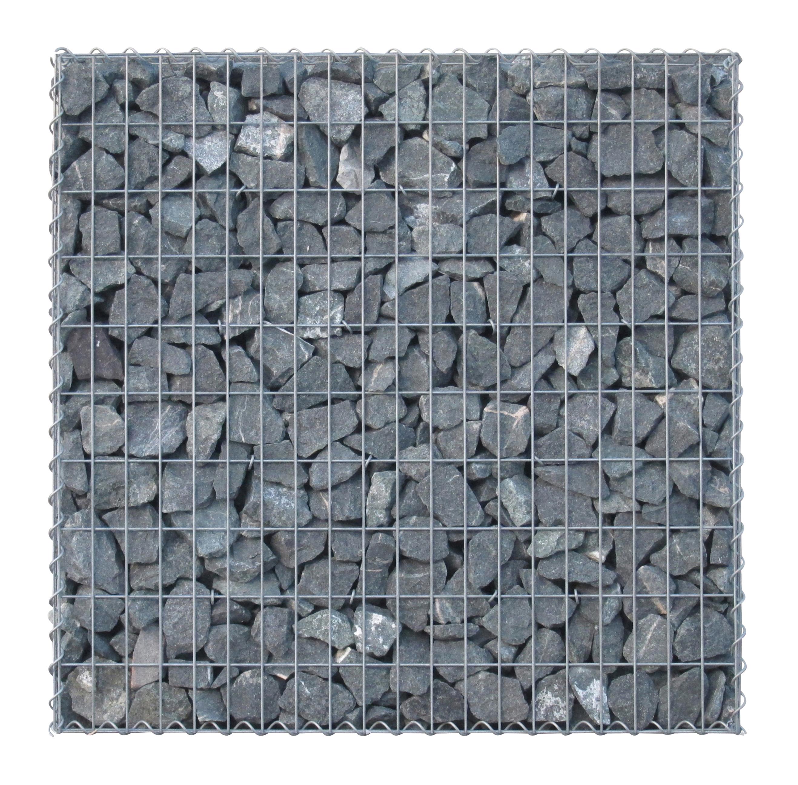 Gabion 100 cm x 100 cm x 30 cm (L x H x D), mesh size 5 cm x 10 cm, spiral