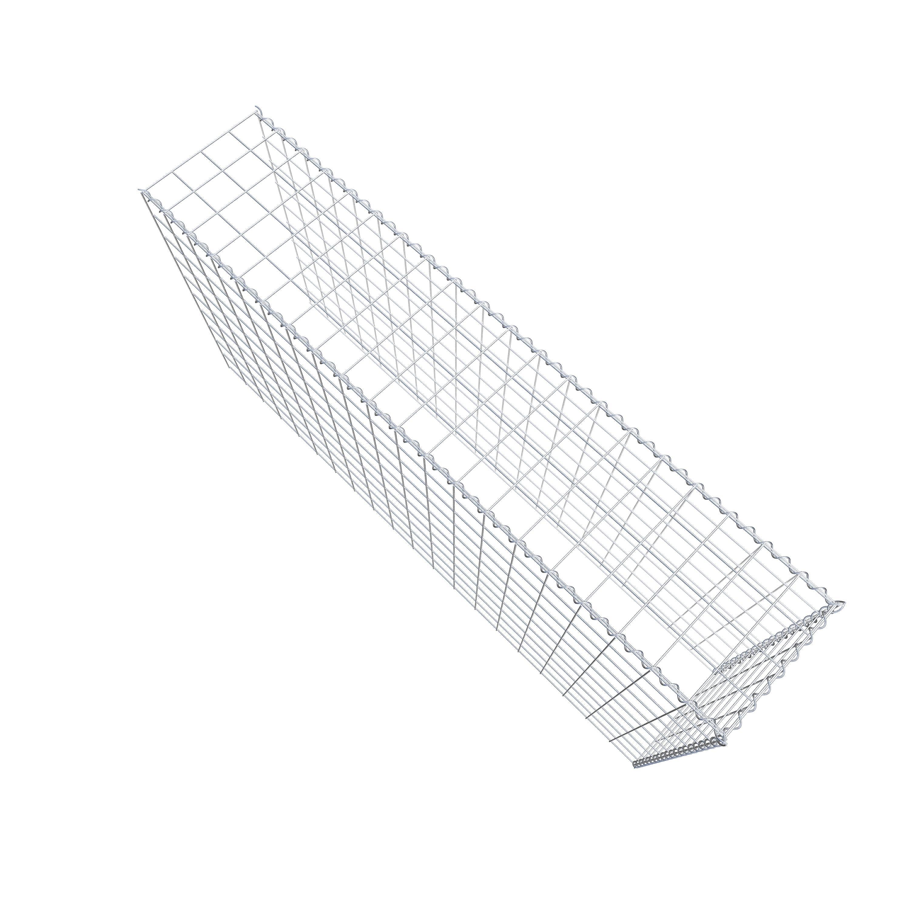 Add-on schanskorf type 4 200 cm x 100 cm x 40 cm (L x H x D), maaswijdte 10 cm x 10 cm, spiraal