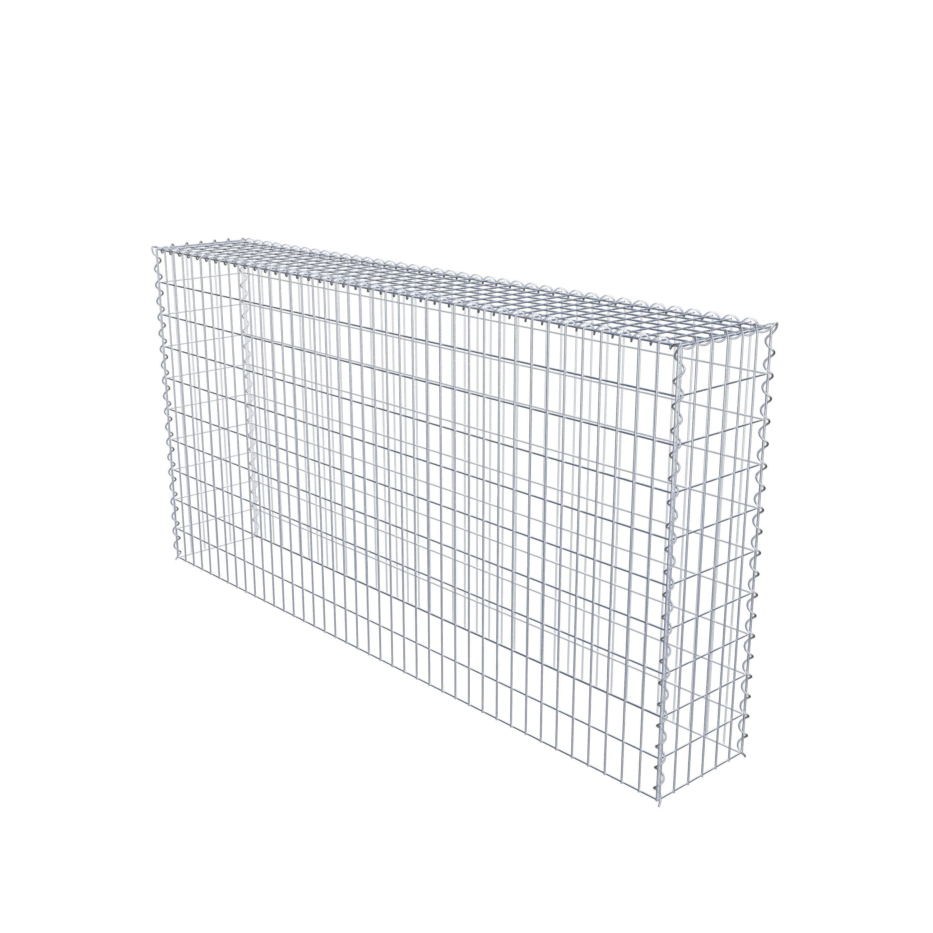 Extra gabion typ 3 200 cm x 100 cm x 30 cm (L x H x D), maskstorlek 5 cm x 10 cm, spiral