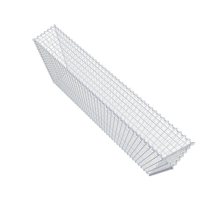 Gabion 200 cm x 100 cm x 30 cm (L x H x D), mesh size 5 cm x 5 cm, spiral