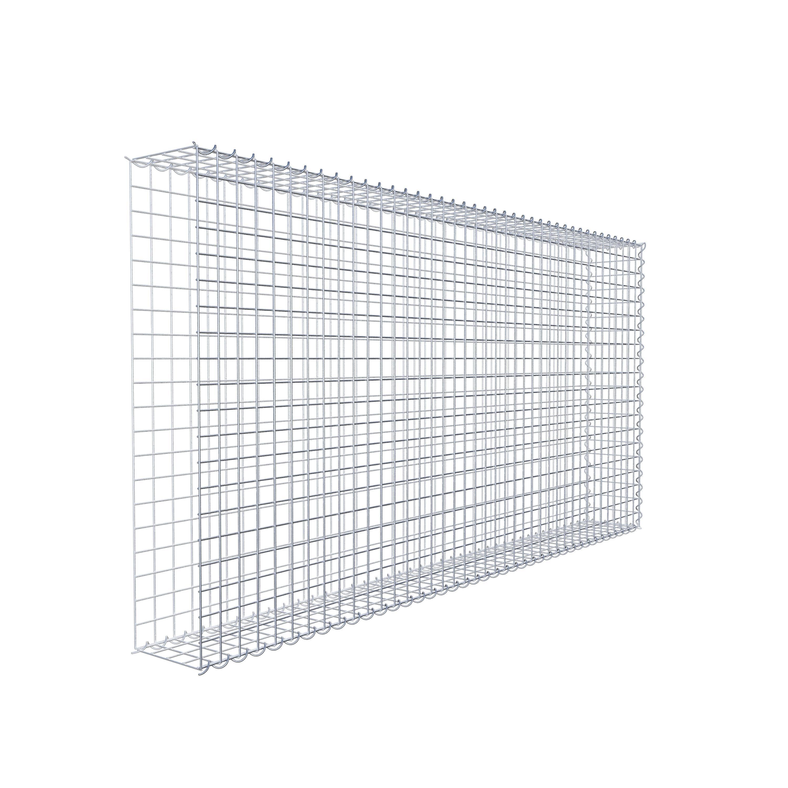 Add-on schanskorf type 2 200 cm x 100 cm x 20 cm (L x H x D), maaswijdte 5 cm x 5 cm, spiraalvormig