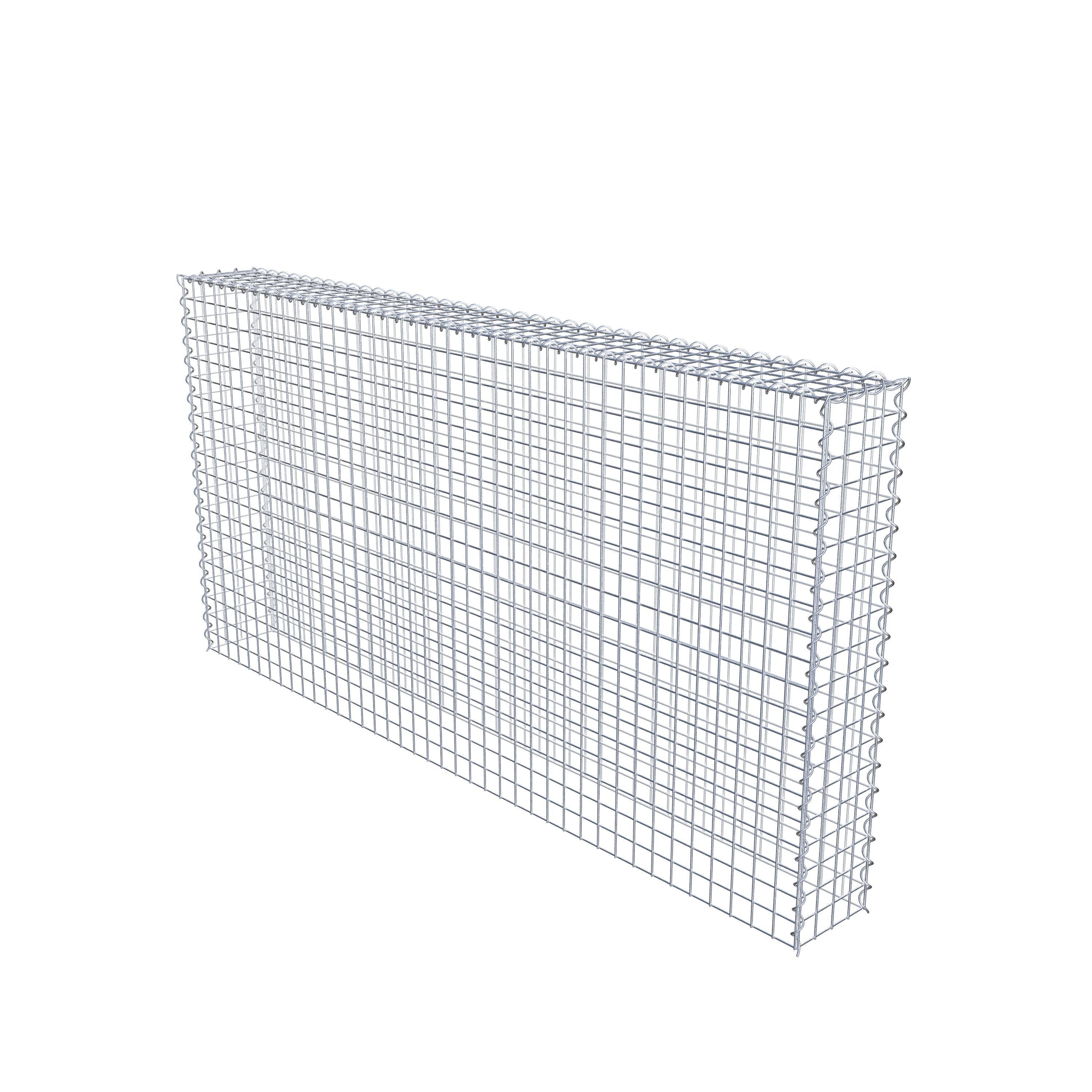 Extra gabion typ 3 200 cm x 100 cm x 20 cm (L x H x D), maskstorlek 5 cm x 5 cm, spiral