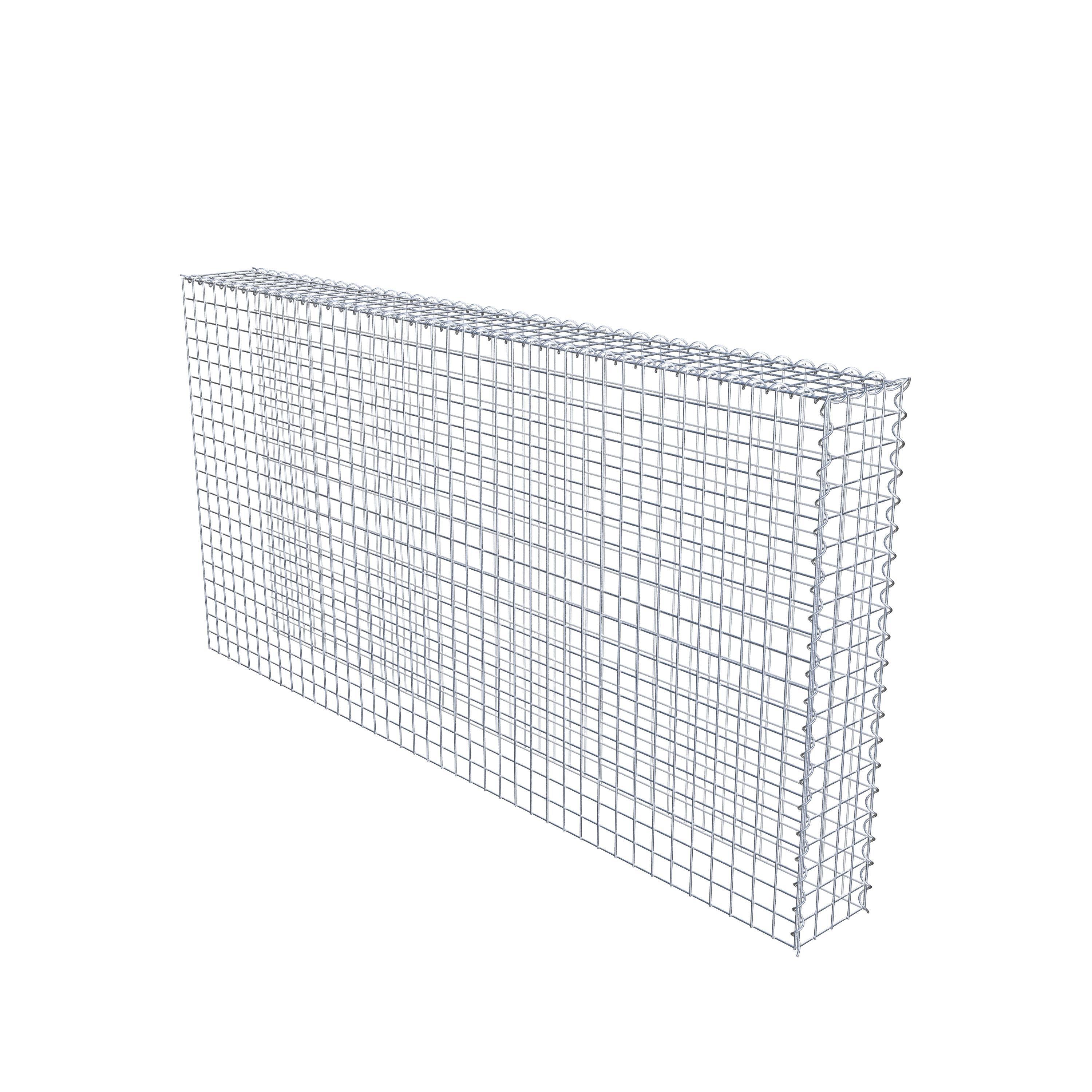 Add-on schanskorf type 4 200 cm x 100 cm x 20 cm (L x H x D), maaswijdte 5 cm x 5 cm, spiraalvormig