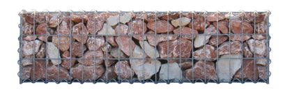 Gabion 100 cm x 30 cm x 30 cm (L x H x P), mailles 5 cm x 10 cm, spirale