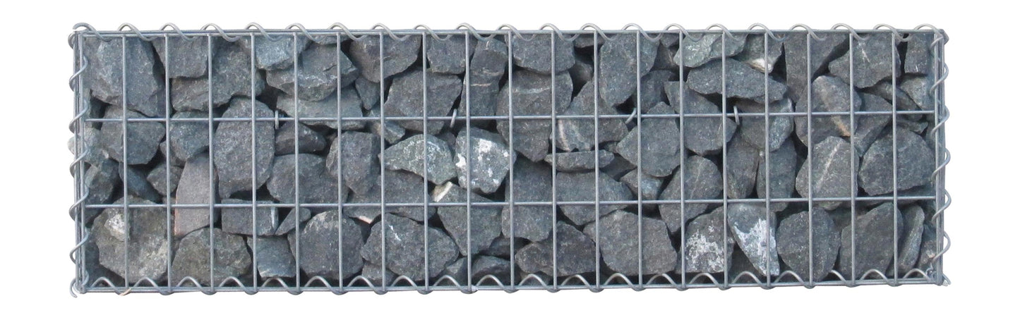 Gabion 100 cm x 30 cm x 30 cm (L x H x P), mailles 5 cm x 10 cm, spirale