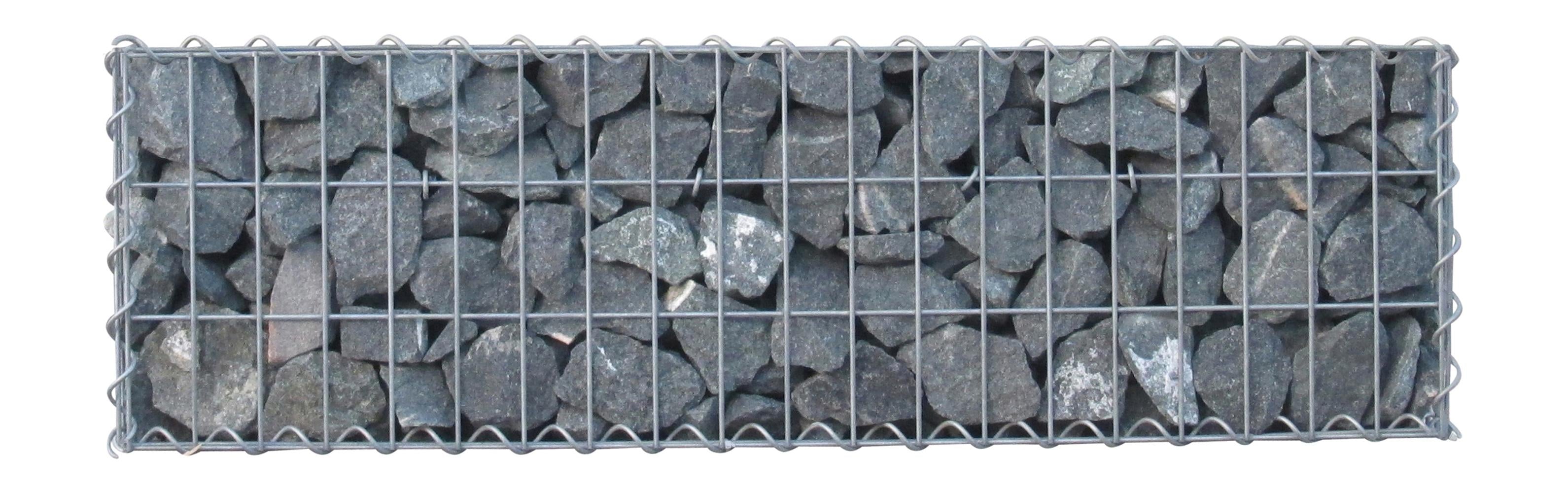 Gabion 100 cm x 30 cm x 30 cm (L x H x D), maskstorlek 5 cm x 10 cm, spiral