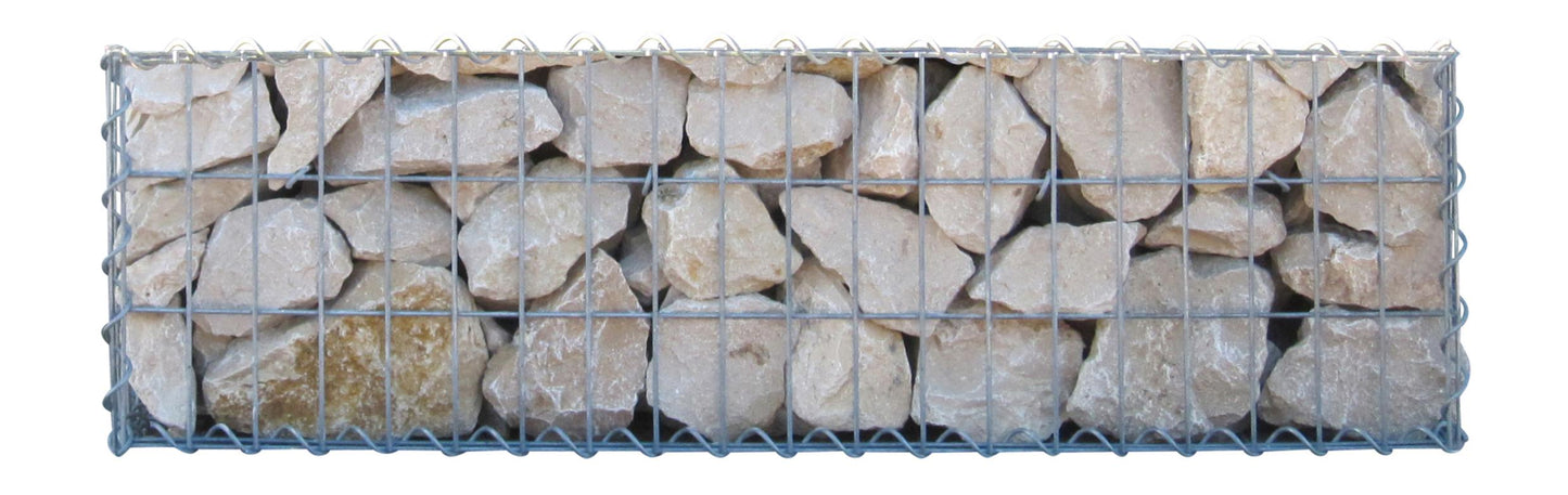 Gabion 100 cm x 30 cm x 30 cm (L x H x P), mailles 5 cm x 10 cm, spirale
