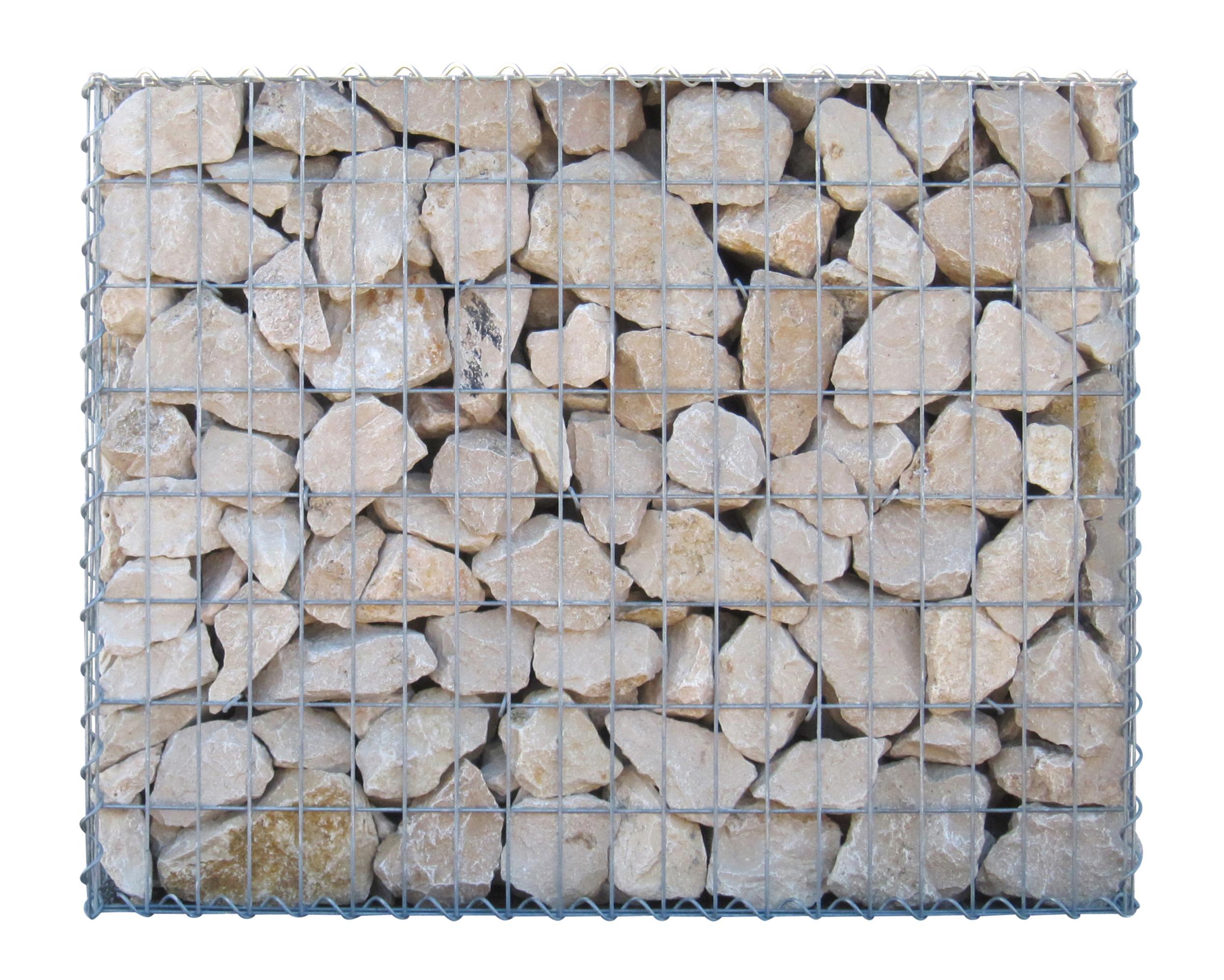 Gabion 100 cm x 80 cm x 30 cm (L x H x D), maskstorlek 5 cm x 10 cm, spiral