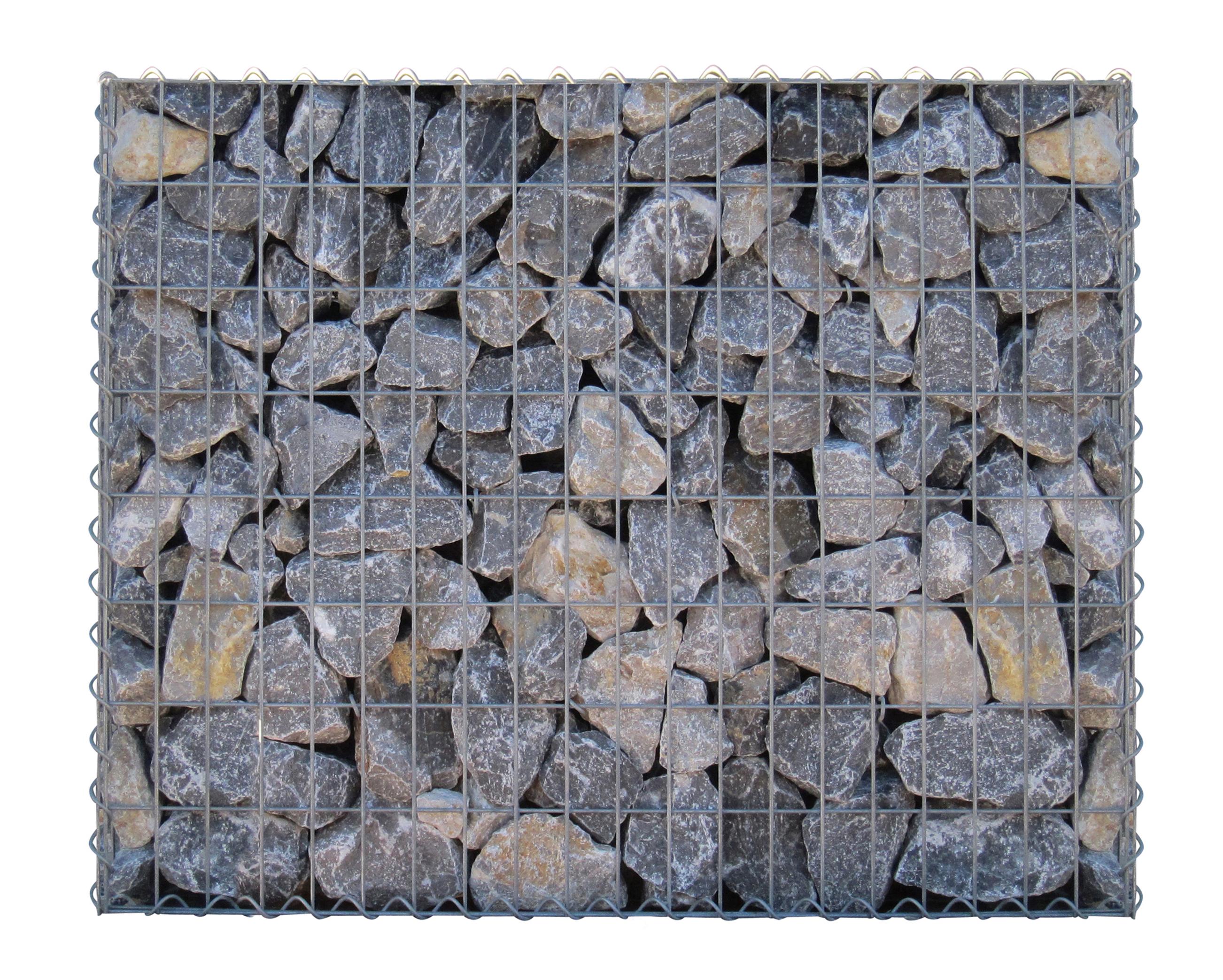 Gabion 100 cm x 80 cm x 30 cm (L x H x D), maskestørrelse 5 cm x 10 cm, spiral