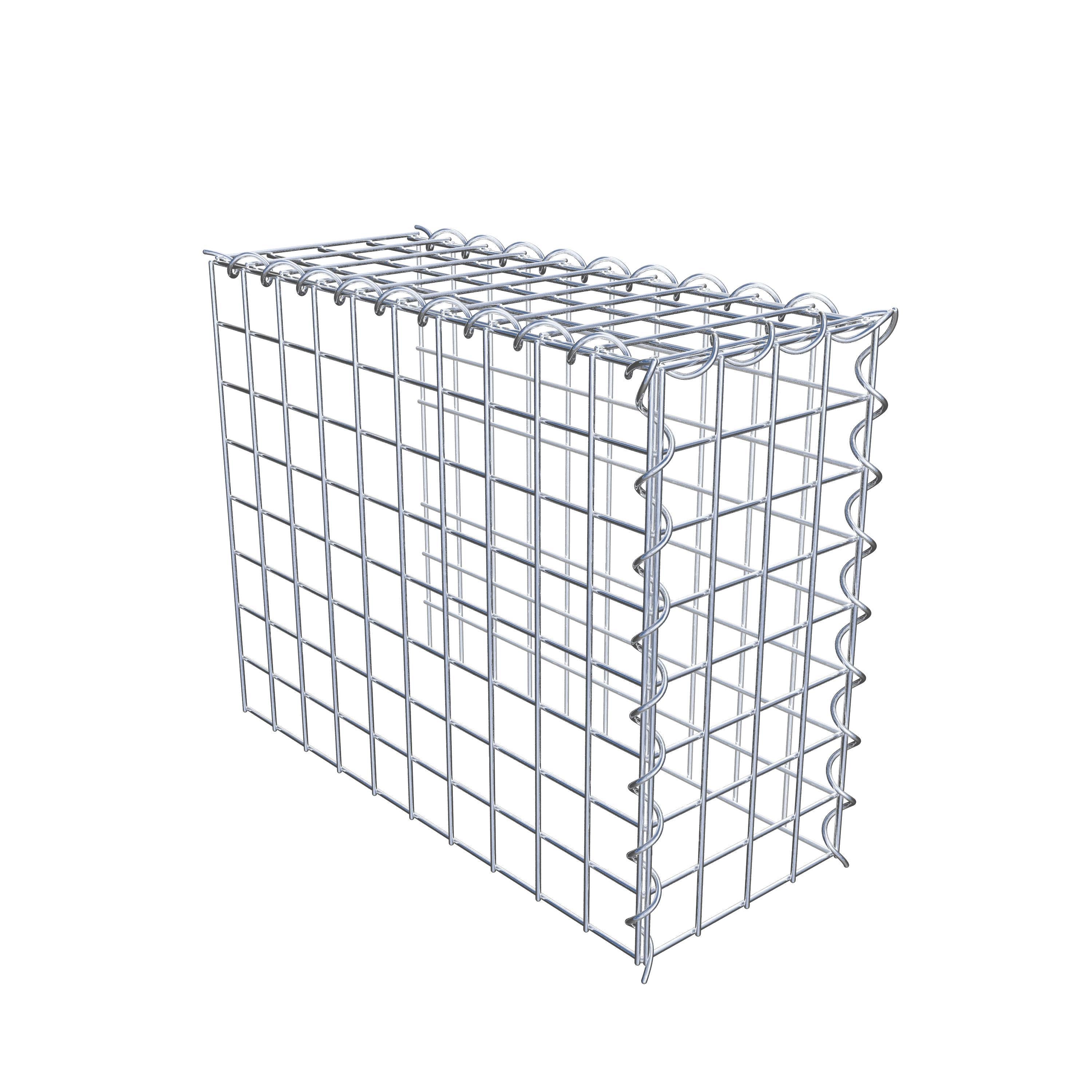 Extra gabion typ 4 50 cm x 40 cm x 20 cm (L x H x D), maskstorlek 5 cm x 5 cm, spiral