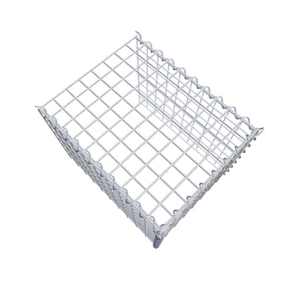 Grown-on gabion type 4 50 cm x 40 cm x 40 cm (L x H x D), mesh size 5 cm x 5 cm, spiral
