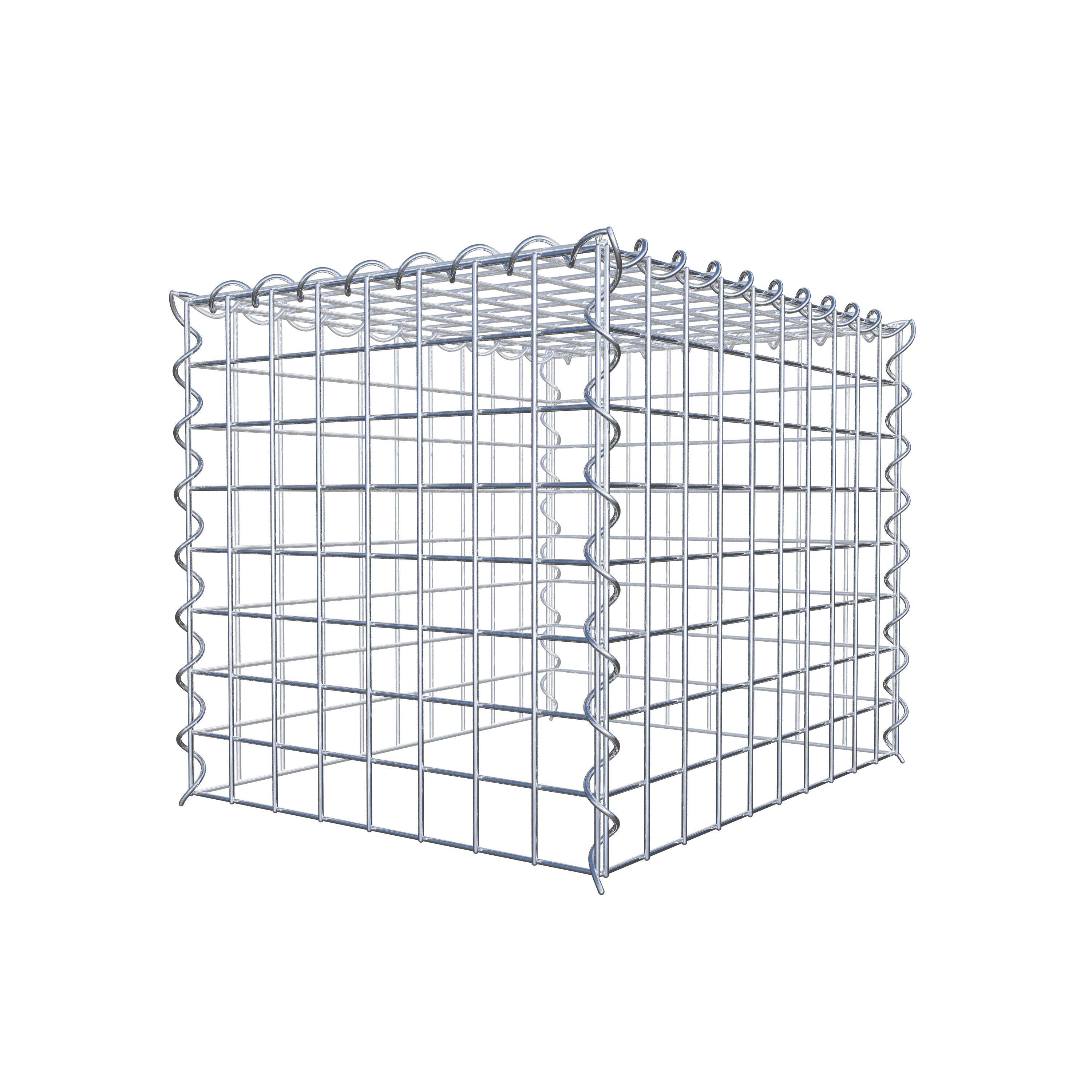 Extra gabion typ 3 50 cm x 40 cm x 40 cm (L x H x D), maskstorlek 5 cm x 5 cm, spiral