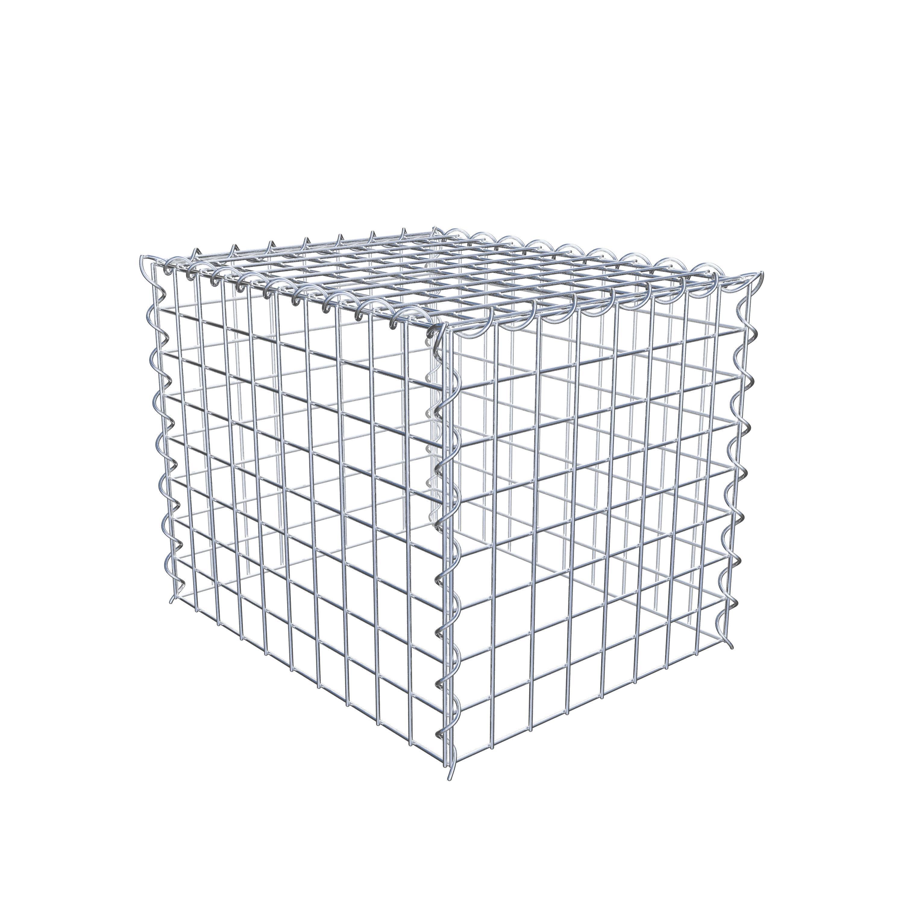 Extra gabion typ 3 50 cm x 40 cm x 40 cm (L x H x D), maskstorlek 5 cm x 5 cm, spiral