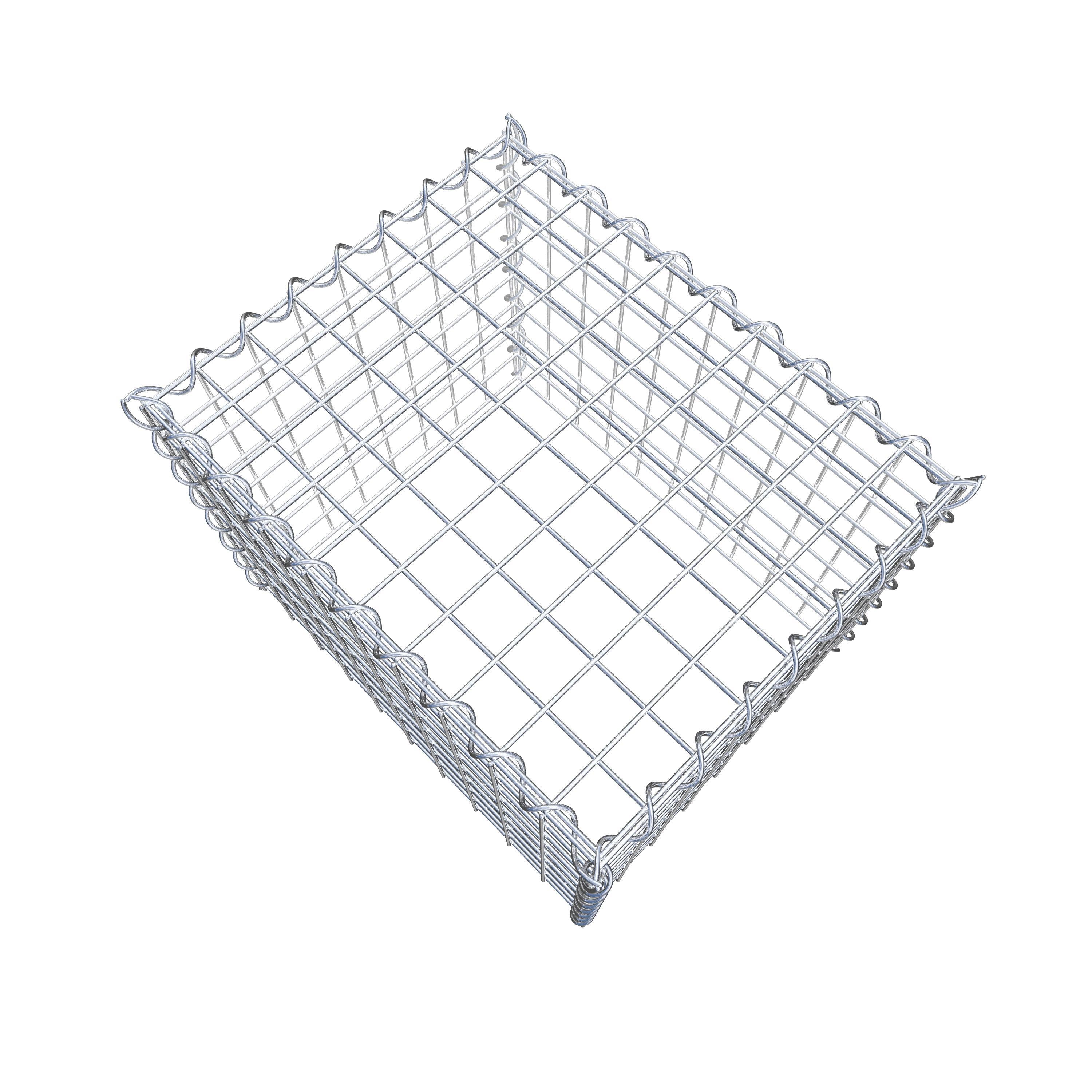 Extra gabion typ 3 50 cm x 40 cm x 40 cm (L x H x D), maskstorlek 5 cm x 5 cm, spiral