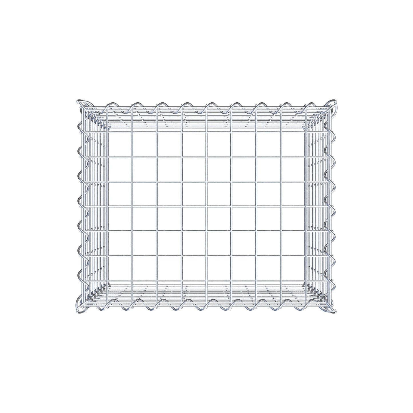 Gabião tipo 3 50 cm x 40 cm x 40 cm (C x A x P), malhagem 5 cm x 5 cm, espiral