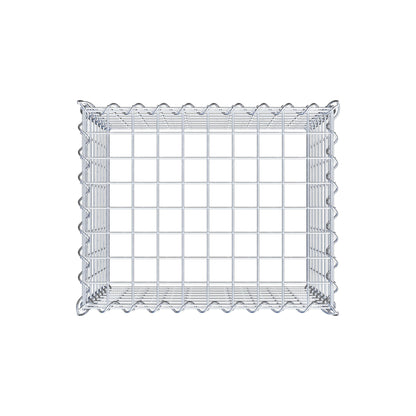 Gabião tipo 3 50 cm x 40 cm x 40 cm (C x A x P), malhagem 5 cm x 5 cm, espiral