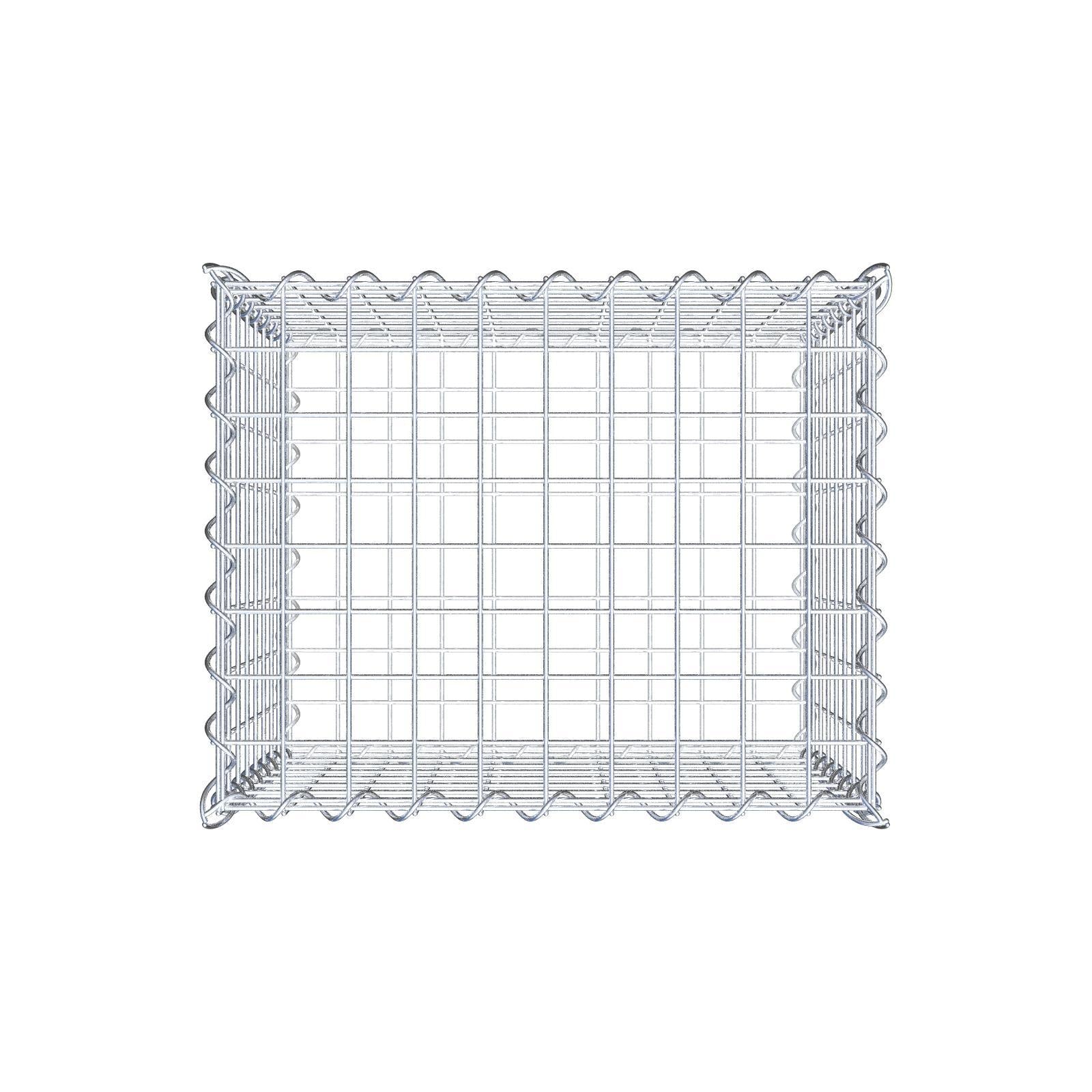 Gabion 50 cm x 40 cm x 40 cm (L x H x D), mesh size 5 cm x 5 cm, spiral