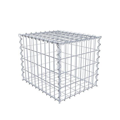 Gabion 50 cm x 40 cm x 40 cm (L x H x D), maskestørrelse 5 cm x 10 cm, spiral